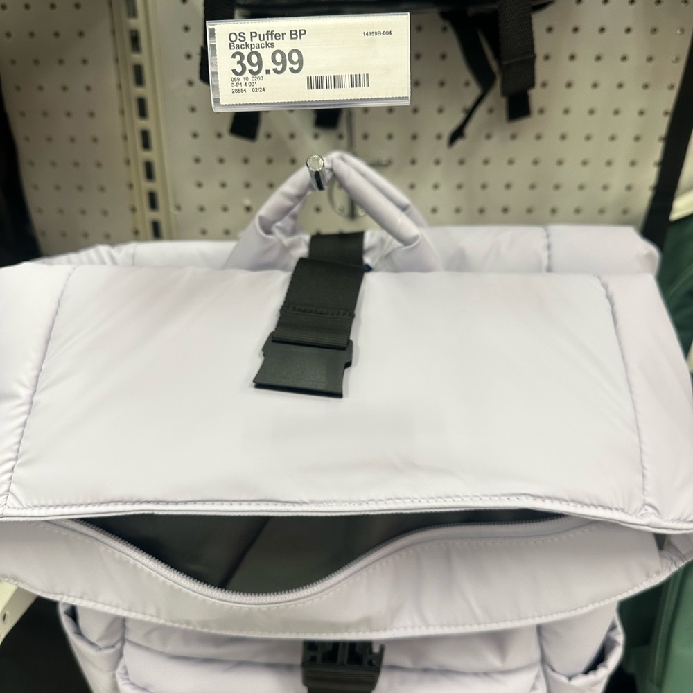 NWT Open Story Puffer Backpack - Green - Picture 13 of 13